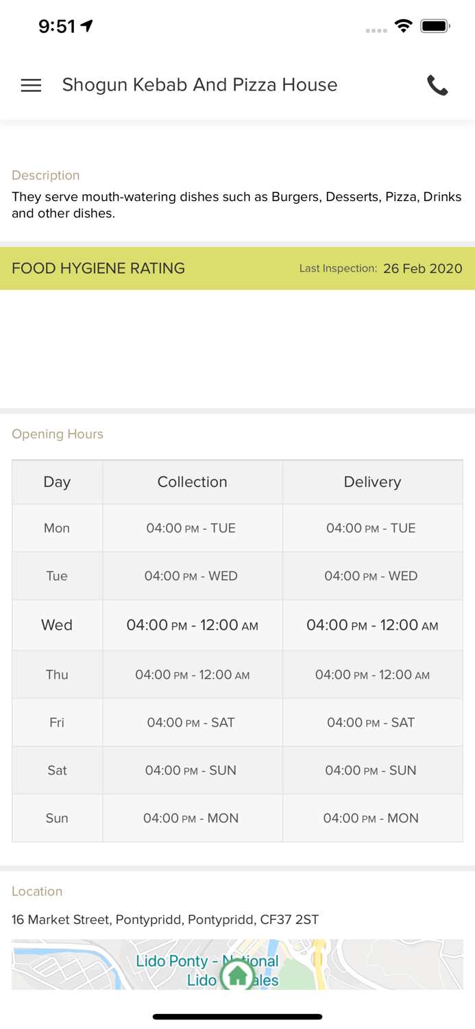 Shogun Kebab And Pizza House