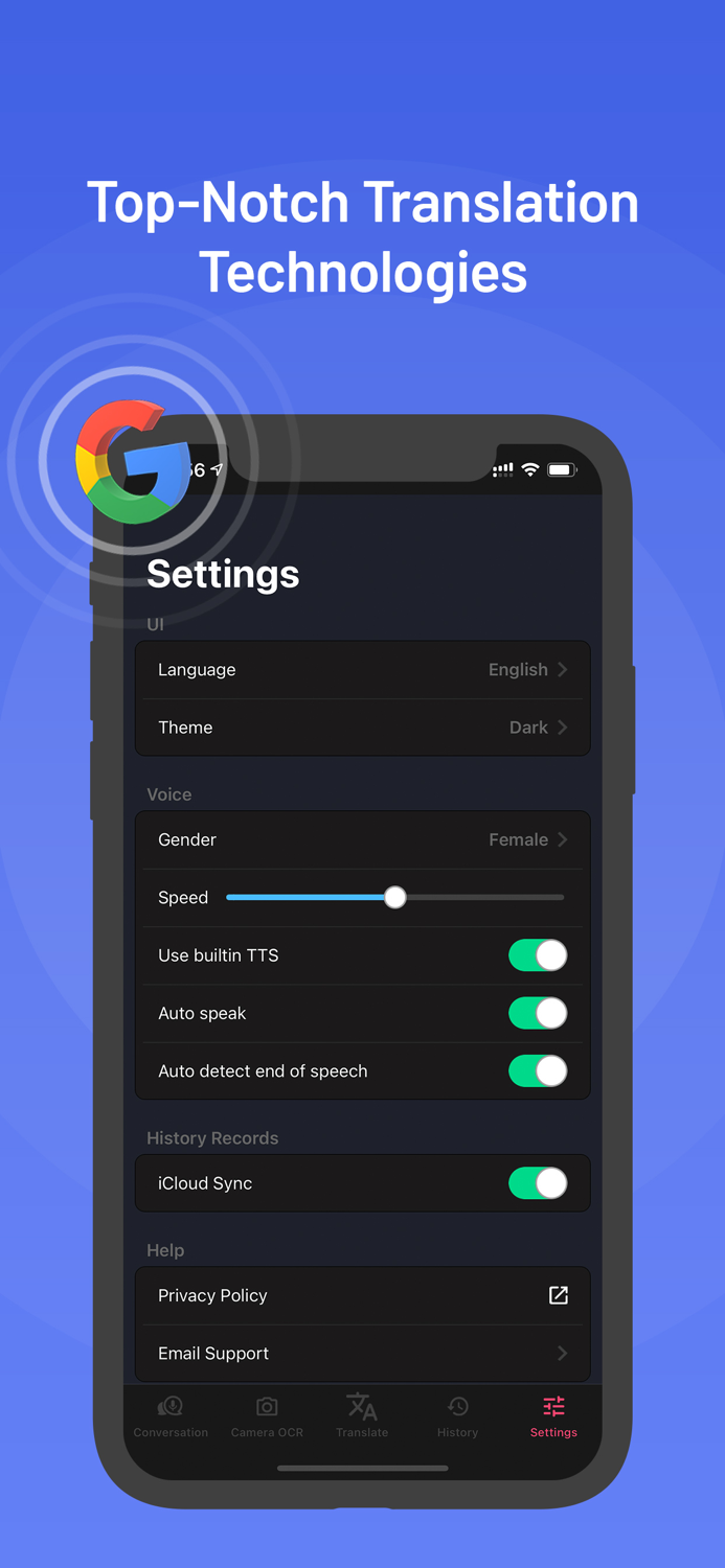 Translator X Text Voice Photo