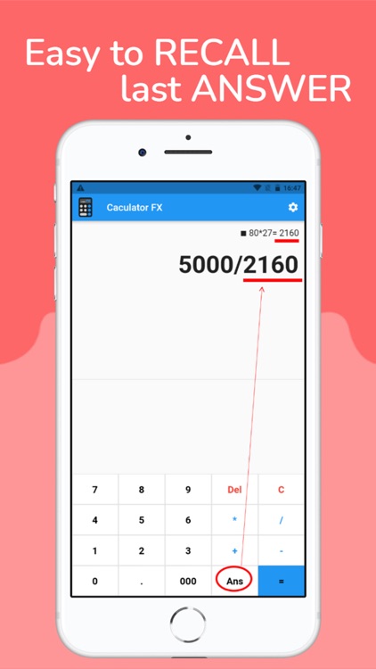 Calculator FX: History No Ads
