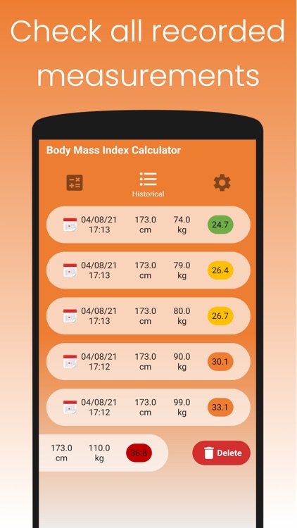 Body Mass Index Calculator App screenshot-3