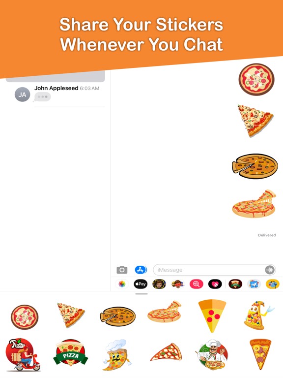 Screenshot #4 for Pizza Emojis