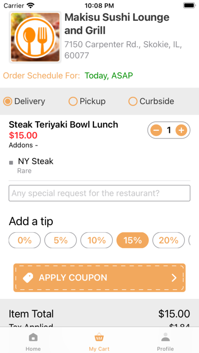 Makisu Sushi Lounge & Grill Screenshot
