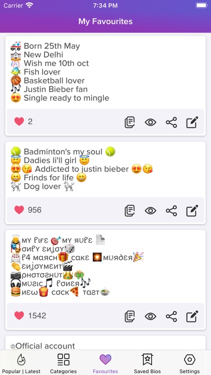 Cool IG Bios for Instagram screenshot-4