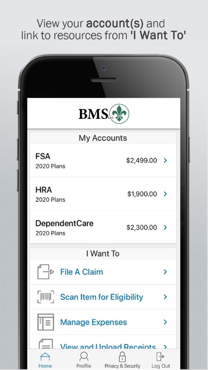 BMS LLC Mobile App