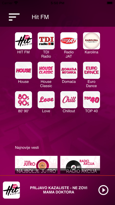 HIT FM - Radio Screenshot