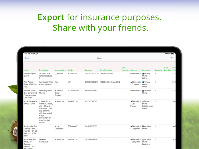 Nest Egg - Inventory Lite