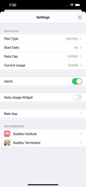 ‎Data Widget - 3g/4g/5g data Screenshot
