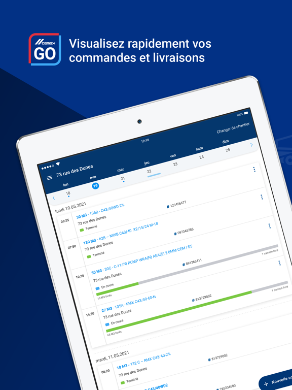 Screenshot #4 pour CEMEX Go – ReadyMix Go.