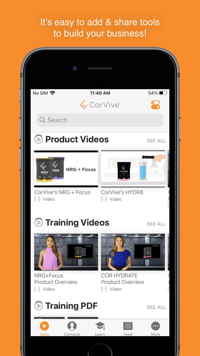 CorVive Endorser App