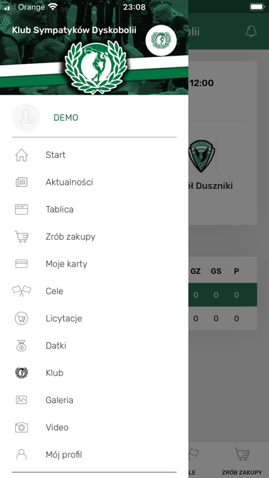 Klub Sympatyków Dyskobolii Screenshot