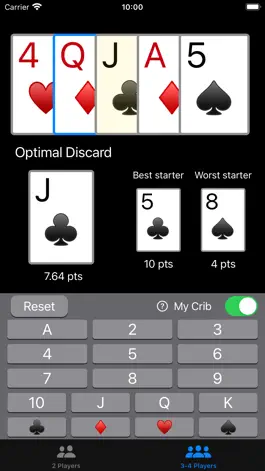 Game screenshot Crib Discard+ hack