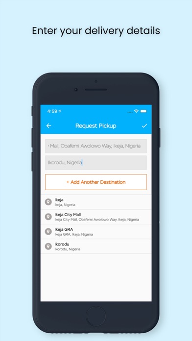 SpeedyRide Logistics Screenshot