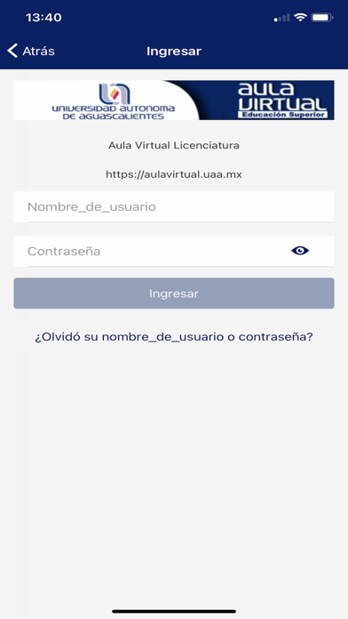 Ámbito Académico UAA Screenshot