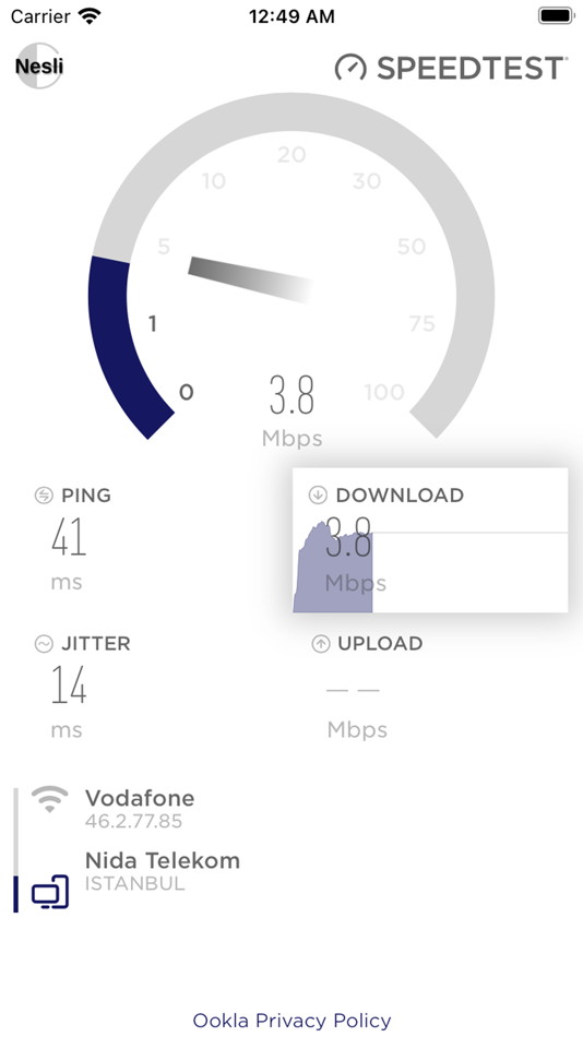 #3. NesliNET - İnternet Hız Testi (iOS) 由: Gokay Kocak