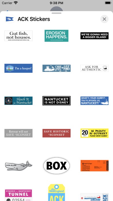 Nantucket Stickers Screenshot