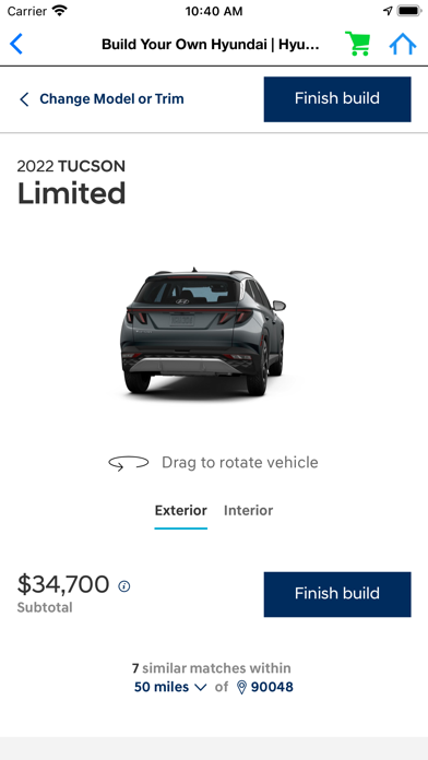 Hyundai Tucson Screenshot