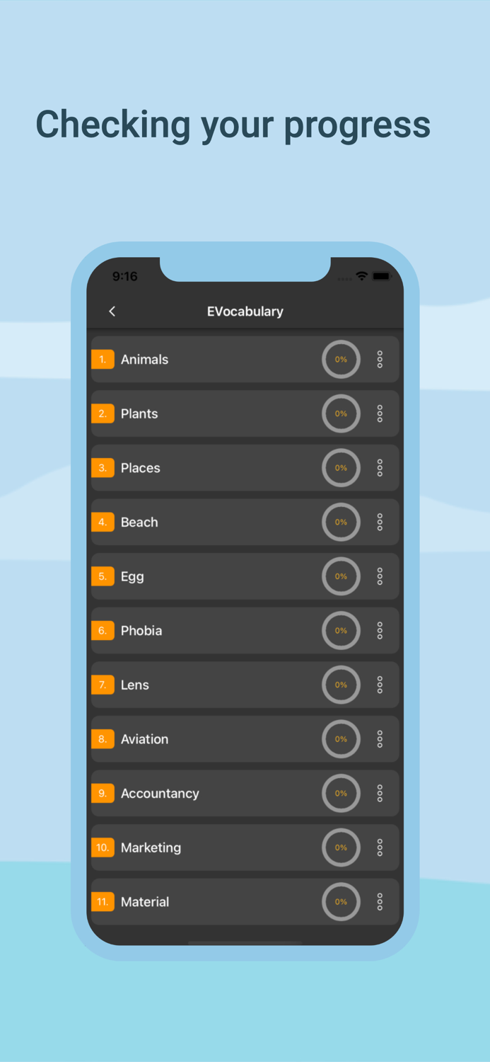 EVocabulary - Learn new words