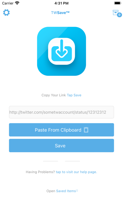 Screenshot #1 pour TW Save