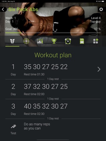 Abs Workout: Six Pack at Homeのおすすめ画像1