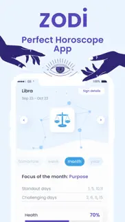 zodi: horoscope & astrology iphone screenshot 1