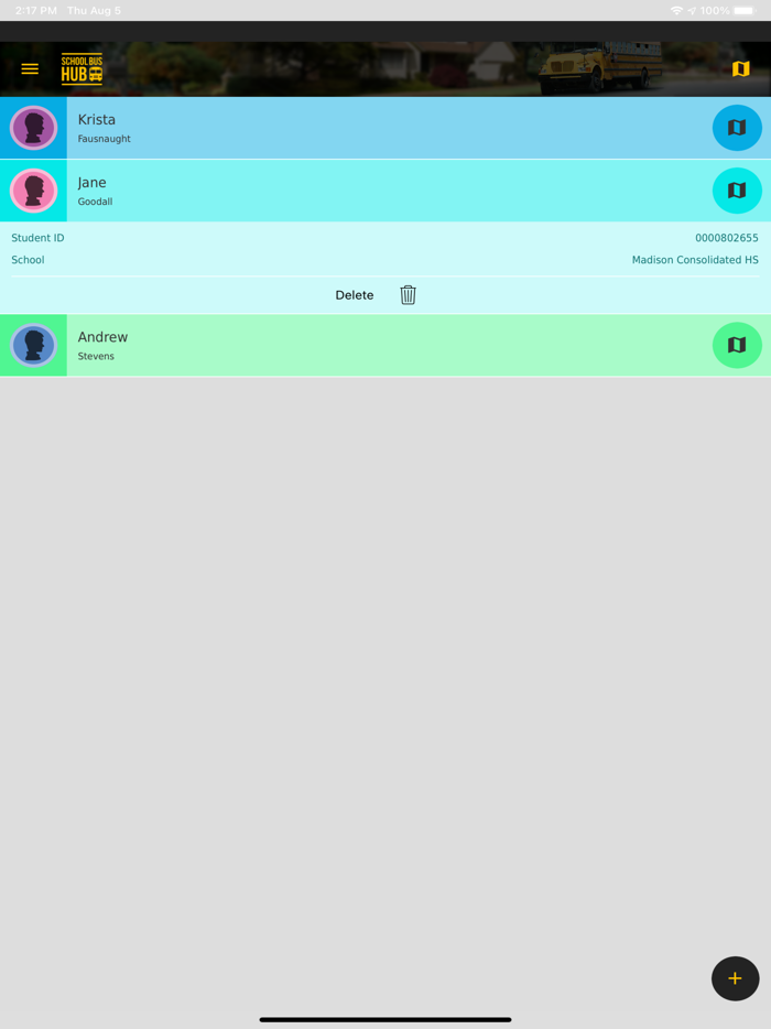 School Bus Hub Mobile