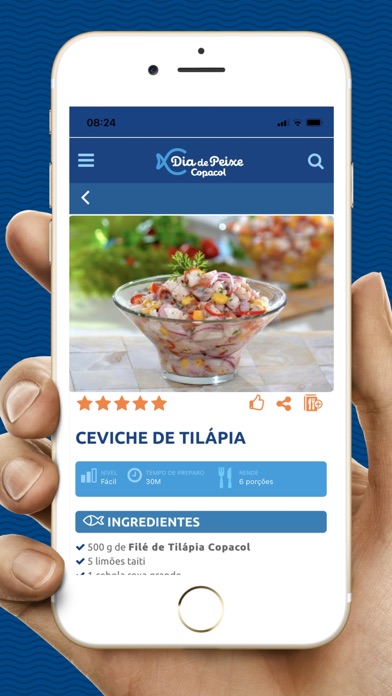 Dia de Peixe Receitas Screenshot