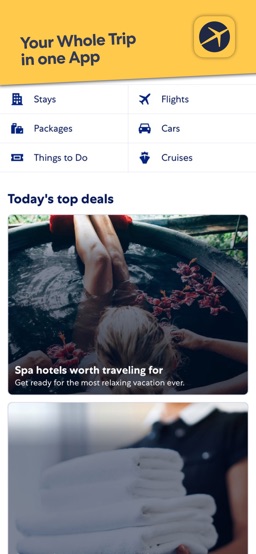 Expedia: Hotels, Flights & Car app screenshot