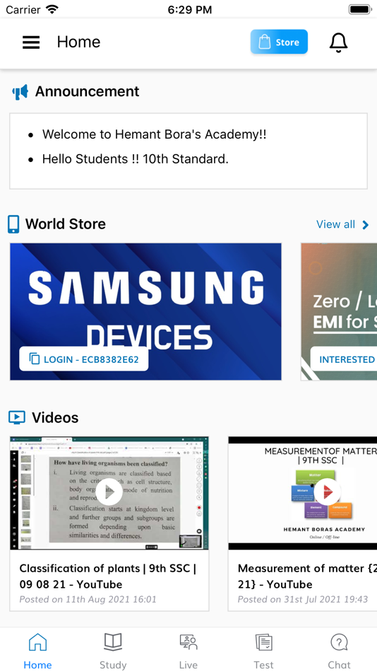 #6. Hemant Bora Academy (iOS) 由: Eduspace Technologies Pvt Ltd