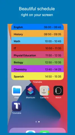 Game screenshot Timetable school mod apk