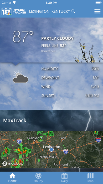 LEX18 Storm Tracker Weather Screenshot