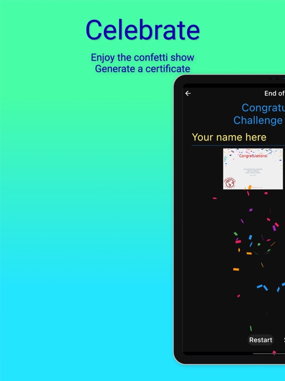 1st Grade Math Challenge iPad screenshot 5 - Education app