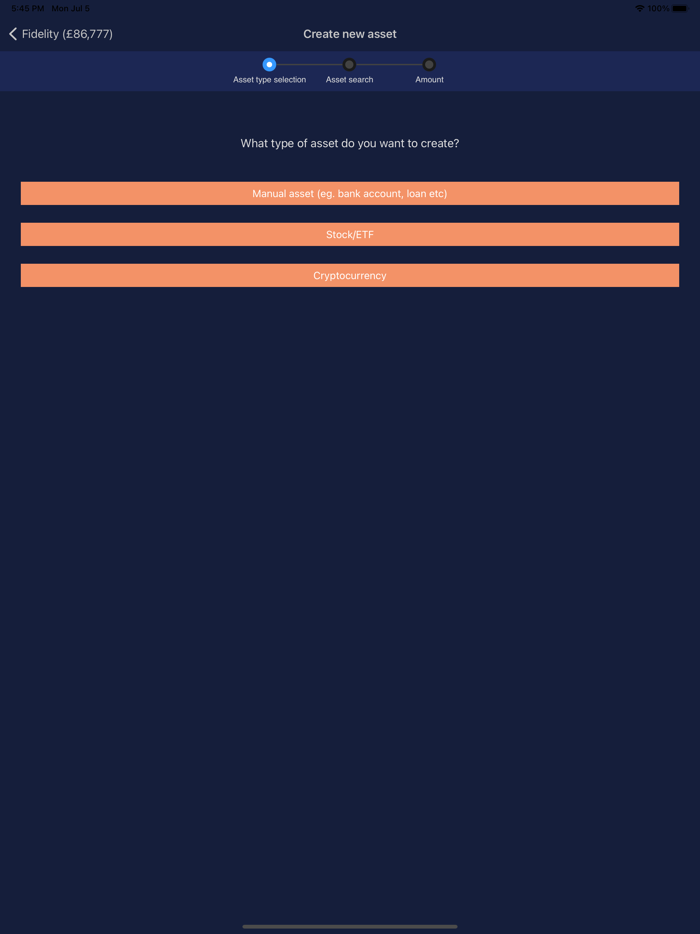 TrackMyStack Net Worth Tracker