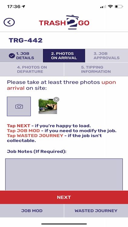 Trash2Go for Drivers