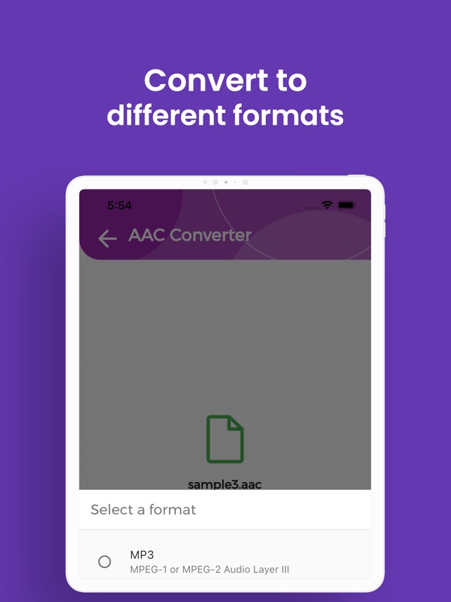 AAC Converter, AAC to MP3 on the App Store