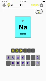 elements & periodic table quiz iphone screenshot 1