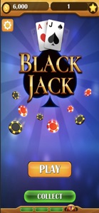 Blackjack 21! Casino Card Game screenshot #1 for iPhone
