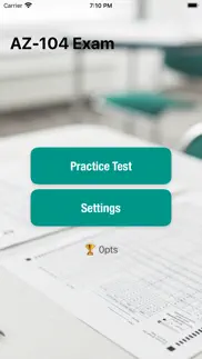 az-104 practice exam iphone screenshot 1