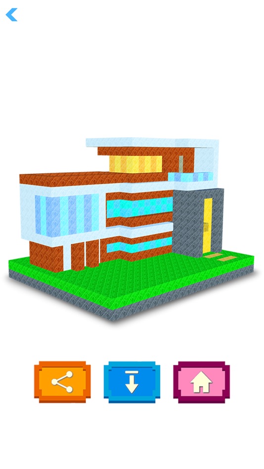 #7. House 3D Voxel Color By Number (iOS) 由: Aysha Sehar
