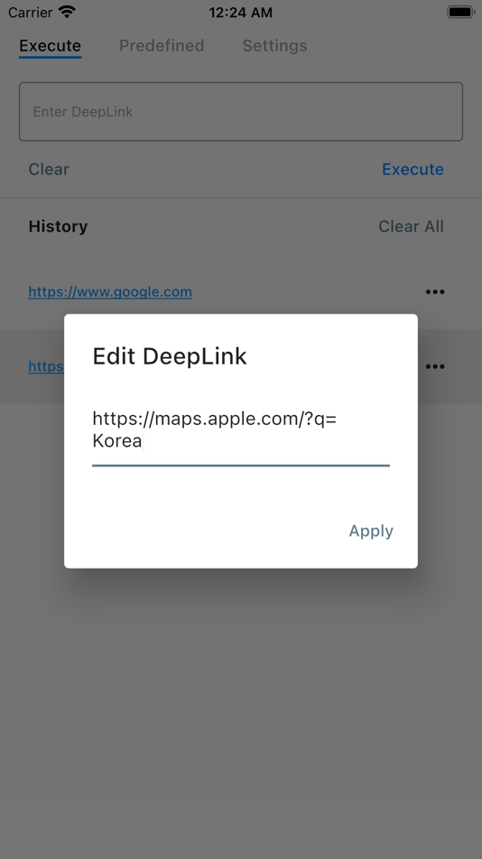 #3. DeepLink Executor (iOS) By: Mihye Lee
