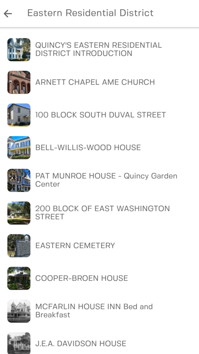 Historic Quincy Walking Tour Screenshot