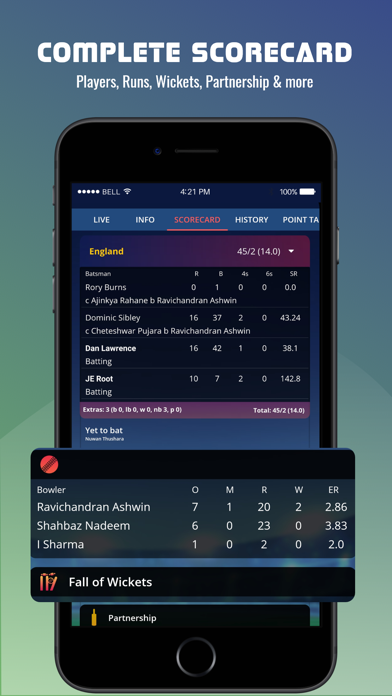 Eagle Cricket Live Line Screenshot
