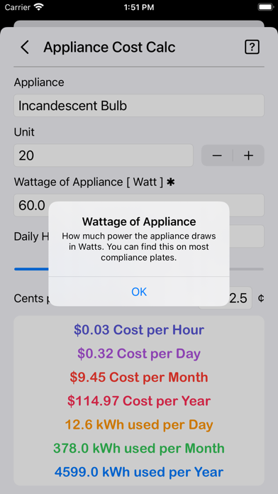 Appliance Cost Calculator Plusのおすすめ画像7
