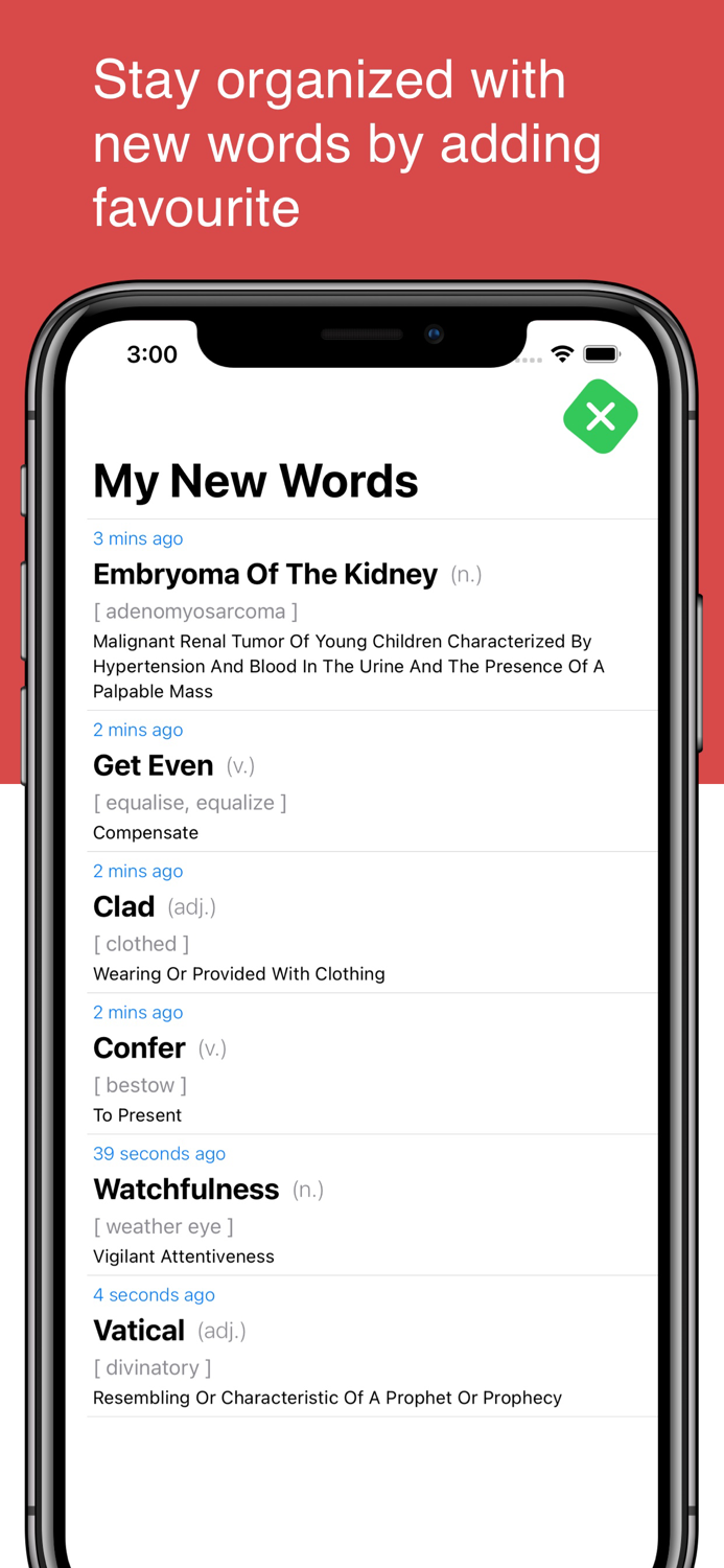Vocabulary Builder daily words