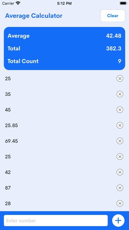 Average Calculator Pro - Mean