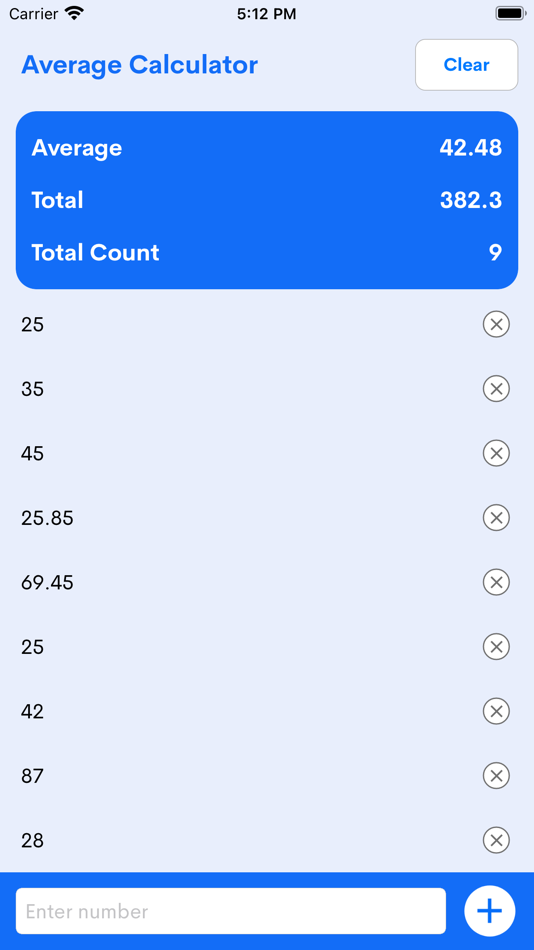 #2. Average Calculator Pro - Mean (iOS) By: Bhavinkumar Satashiya