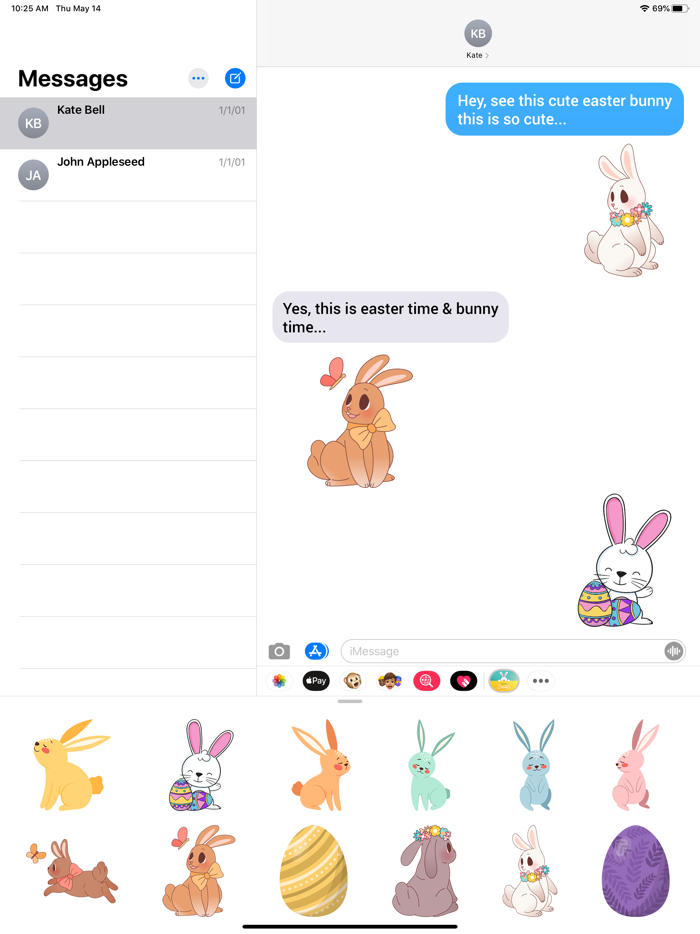 Spring Easter Stickers