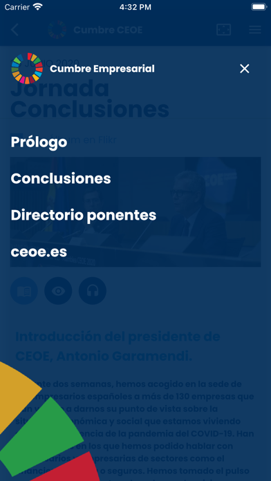 Cumbre Empresarial CEOE Screenshot
