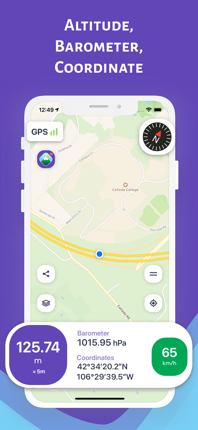 Altimeter Elevation Compass