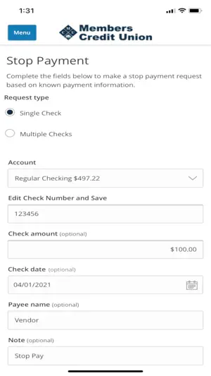 Members Credit Union Mobile screenshot 4