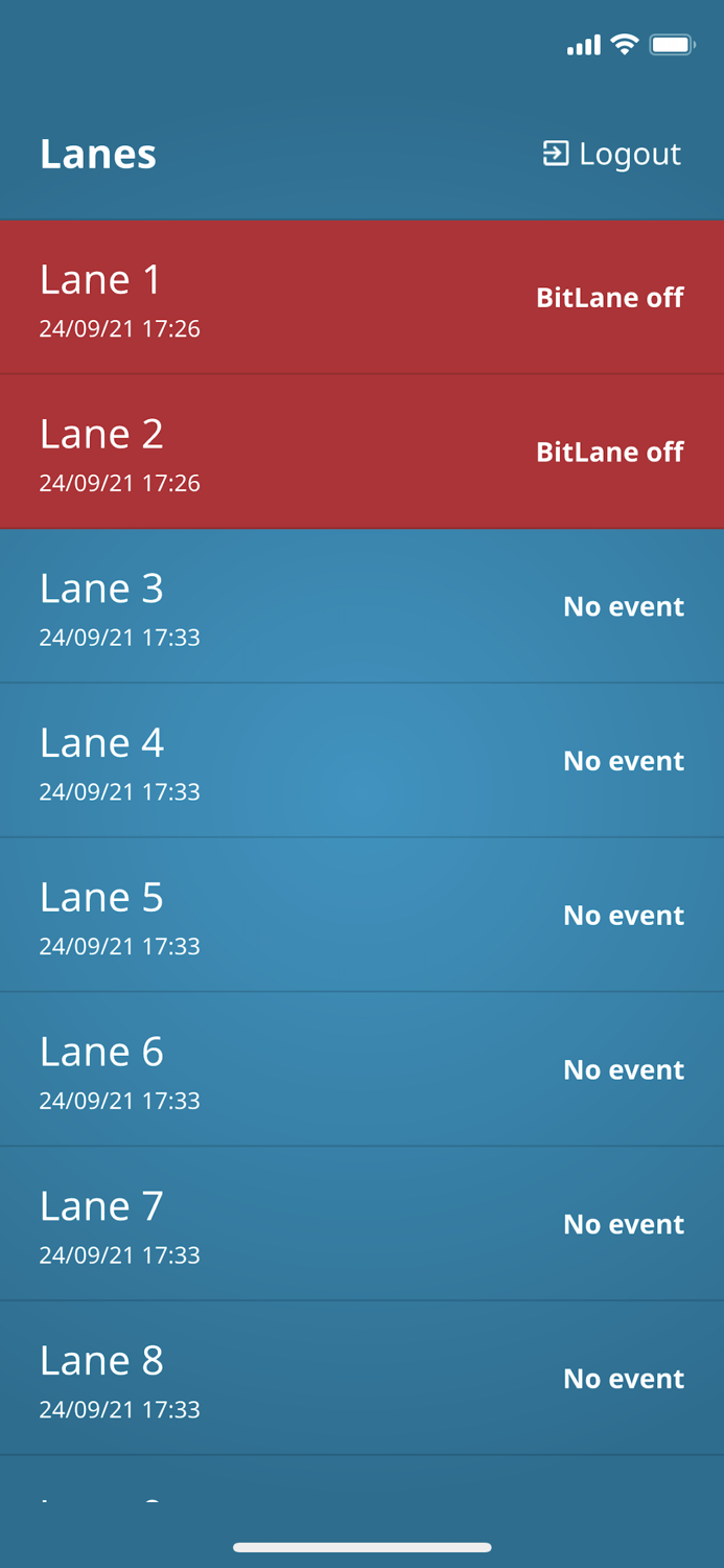 Bowling Lanes Control